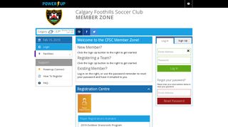 Calgary Foothills Soccer Club Registration - CFSC Online Registration ...