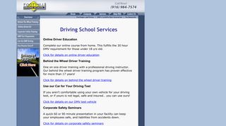 Foothill Driving School Services - Folsom, California