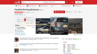 Foothill Driving School - 22 Reviews - Driving Schools - 326 E Bidwell ...