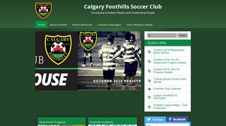 Calgary Foothills Soccer Club - Home