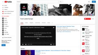 Foot Locker Europe - YouTube