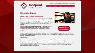 Merchandising - Footprint Retail Services