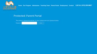 Parent Portal – Little Footprints Preschool