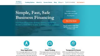 Fora Financial: Small Business Loans | Business Funding