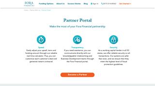 Partner Portal | Fora Financial Partnerships | Fora Financial