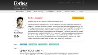 Forbes Investor – Forbes Premium Investing Newsletters