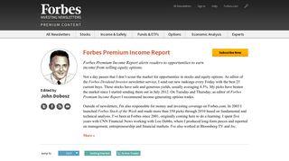 Forbes Premium Income Report – Forbes Premium Investing ...