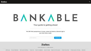 Sign Up for Bankable - Forbes