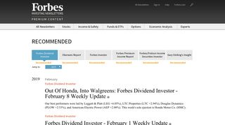 Forbes Premium Investing Newsletters Sign-On | Forbes Premium ...
