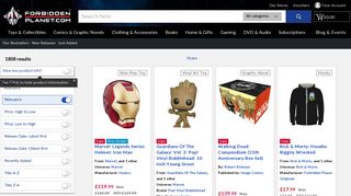 Sale - Products @ ForbiddenPlanet.com - UK and Worldwide Cult ...