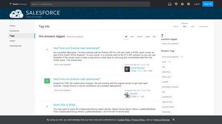 Hottest 'force.com-explorer' Answers - Salesforce Stack Exchange