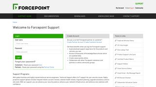 Forcepoint Support: Home