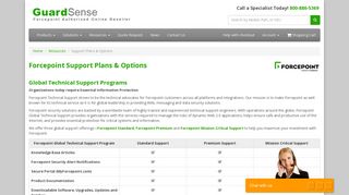 Forcepoint Support Services | GuardSense.com