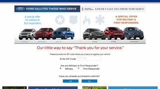 Ford Military Appreciation Program