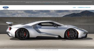 Sign In to Your Ford Account to Access the Application - Ford GT