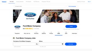 Jobs at Ford Motor Company | Indeed.com