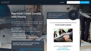Pay Ford Credit Canada with Plastiq