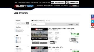 Used Inventory - Colony Ford