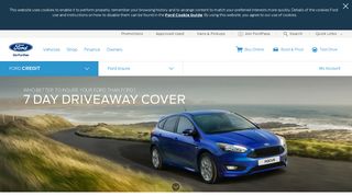 7 Day Car Insurance -Temporary Insurance | Ford UK