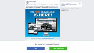 Ford Frontline - The new eSourceBook is up and running!... | Facebook
