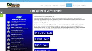 Ford Extended Service Plans - Carstairs Ford