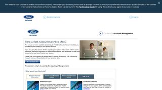 Manage Your Account Online - Ford UK