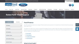 Ford Finance | Essex | Rates Ford