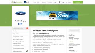 Ford Motor Company - 2018 Ford Graduate Program - GradConnection