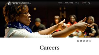 Careers / Ford Foundation