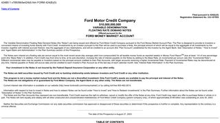 Ford Motor Credit Company - SEC.gov