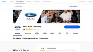 Ford Motor Company Careers and Employment | Indeed.com