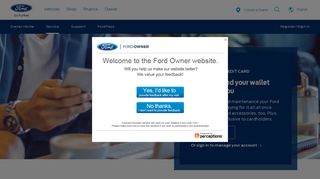 Ford® Service Credit Card | Official Ford Owner Site