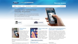 Ford Custom Accessories | Remote Access