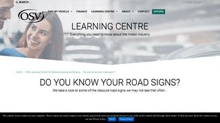 Do you know your road signs? | OSV - OSV Ltd