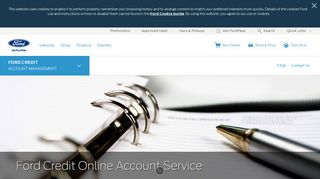 Ford Credit Online Account Service | Ford UK