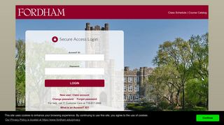 Login - CAS – Central Authentication Service - Fordham University