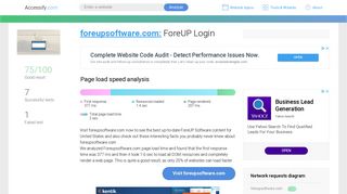Access foreupsoftware.com. ForeUP Login
