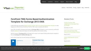 Forefront TMG Forms Based Authentication Template for Exchange ...