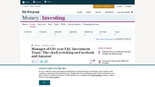 Manager of 150-year F&C Investment Trust: 'The clock is ticking on ...