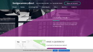 Contact Us - Foreign Currency Direct