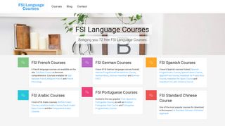 FSI Language Courses - Course Materials For Download