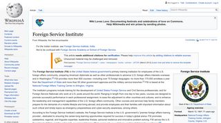 Foreign Service Institute - Wikipedia