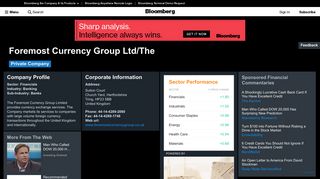 Foremost Currency Group Ltd/The: Company Profile - Bloomberg