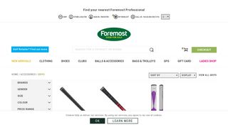 Golf Grips for all Clubs & Putter Types | Foremost Golf