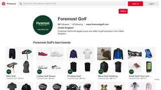 Foremost Golf (foremostgolf) on Pinterest
