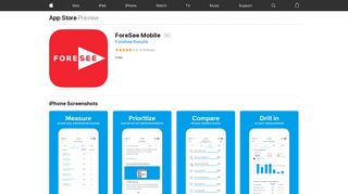 ForeSee Mobile on the App Store - iTunes - Apple