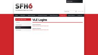 VLE Logins - Sydenham and Forest Hill 6th Form