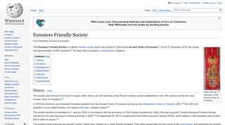 Foresters Friendly Society - Wikipedia