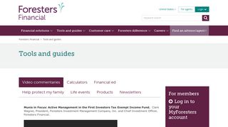 tools-and-guides | Foresters Financial - First Investors Funds