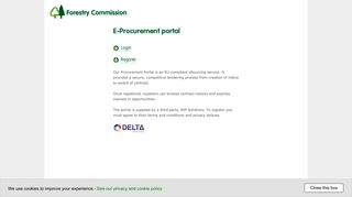 e-Procurement portal - Forestry Commission